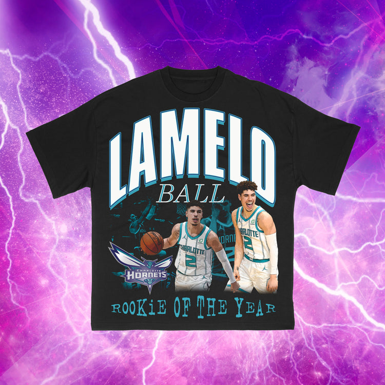 Vintage Lamelo Ball Charlotte Hornets NBA T-Shirt